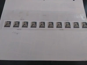 Scott # 3447 10 Cent Löwen Statue, konfessionell, Coilstreifen 25 Stück - Bild 1 von 1