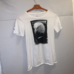 Nike USA US Olympic Team Tee Shirt Women Small S White Eagle Athletic Fit - Picture 1 of 8