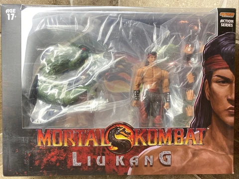 🔥(READ)Storm Collectibles Liu Kang with Dragon Figure Mortal Kombat  7”🔥 Cover