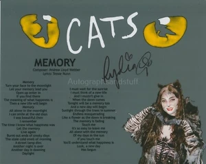 Lydia Gerrard HAND SIGNED 8x10 Photo Autograph Cat The Musical (B) - Bild 1 von 2