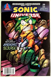 SONIC UNIVERSE Comic #29 August 2011 SCOURGE LOCK DOWN 1 of 4 Bagged Boarded NM - Picture 1 of 3