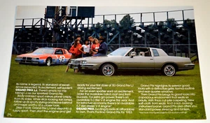Pontiac Grand Prix LJ 1983/Richard Petty anuncio original de concesionario 83 - Imagen 1 de 1