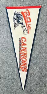 Pennant con logo vintage Carolina League Prince William Cannons defunto circa anni '90 - Foto 1 di 8