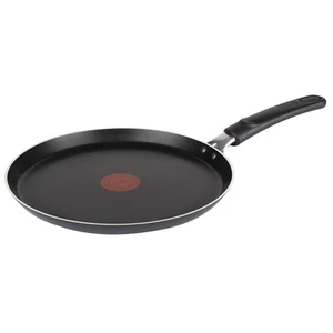 Tefal Pfannkuchenform 25cm Crepe Antihaft Thermospot Geschirrspüler Easy Plus Schwarz Neu - Bild 1 von 10
