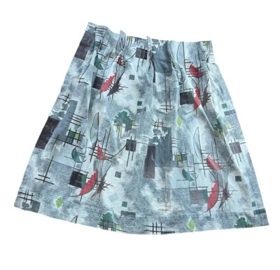 "Cortinas vintage (2) paneles geométricos impresión nueva onda 25""x35""" Foto 1 de 3