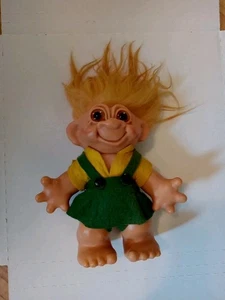 Vintage  Troll Glass Eyes  7" - Picture 1 of 9