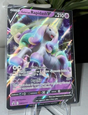 Galarian Rapidash V SWSH111 SWSH: Sword & Shield Promo Cards Holo - Image 1 of 3