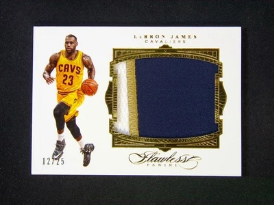 2015-16 Panini Flawless Lebron James #16 Game Used Patch /25 - Image 1 of 3