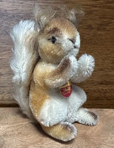 VINTAGE! STEIFF MOHAIR POSSY SQUIRREL - Rare! Antique Germany Mid Century Toy - Picture 1 of 6