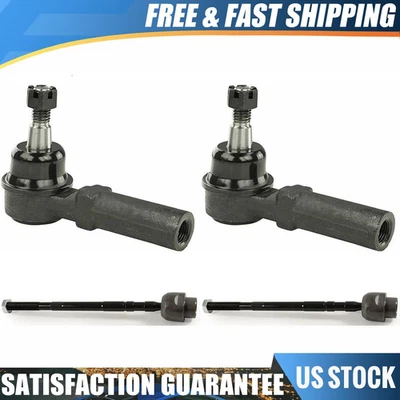 4x Mevotech Steering Tie Rod End Front For Chevrolet Corvette 1984 1985 - Image 1 of 4