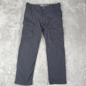 Duluth Trading Flex Dry On The Fly Cargo Pants Mens 42X32 Black Fleece Lined - Picture 1 of 9