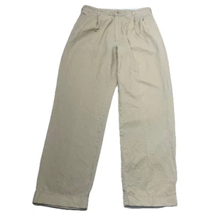 Pantalones chinos vintage Polo Ralph Lauren para hombre 33x32 color tostado caqui Hammond pantalón con puños - Imagen 1 de 12