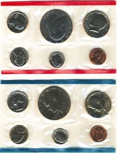 1976 US Mint Set Philadelphia + Denver Mints 12 Coins - Free Shipping - Picture 1 of 1