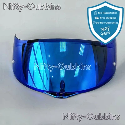 LOGTO New Blue Motorcycle Helmet Visor for AGV K1 K1S K3SV K5 K5S - SEE DESCRIPTION!