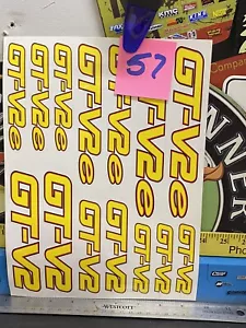 Rc GT-V2 Decals, Stickers {New} 🇺🇸Shipped - Picture 1 of 3