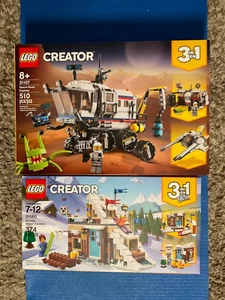 2 LEGO CREATOR 3 IN 1 SETS. 31107 & 31080. NISB. Set names Below. - Picture 1 of 2