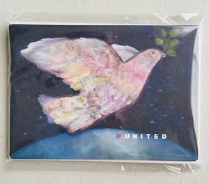 United Airlines Weihnachts-/Feiertagskarten - 8 Stück - Friedenstaube - 2000 - Bild 1 von 5