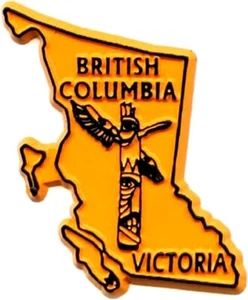 Imán de nevera de la provincia canadiense de Columbia Británica - Imagen 1 de 1