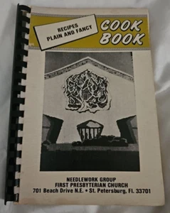 1981 First Presbyterian Church St Petersburg FL Florida Recipe Book Cookbook - Imagen 1 de 5
