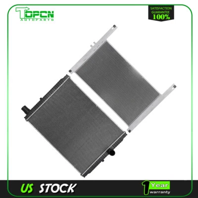 Fits 06 International Harvester 9200i SBA Radiator & Condenser Cooling Assembly Foto 1 de 4