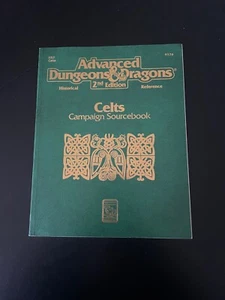 AD&D 2nd Ed Celts Campaign Sourcebook w/ map TSR 9376 NM BX 3701 - Picture 1 of 4