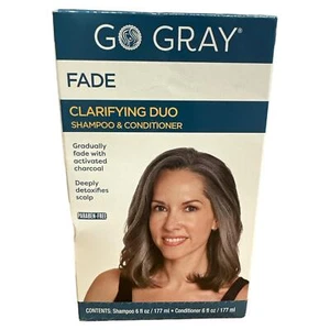 2X Go Gray Fade Clarifying Charcoal Daily Duo Shampoo & Conditioner - 6 oz each - Picture 1 of 3