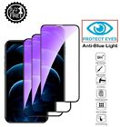2XTempered Glass Screen Protector iPhone 6D ANTI-BLUE GLARE LIGHT XR SE 8 7 Plus