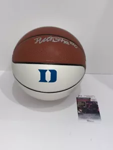 DARIQ WHITEHEAD SIGNED BASKETBALL DUKE BLUE DEVILS FULL SIGNATURE PROOF JSA COA - Picture 1 of 3