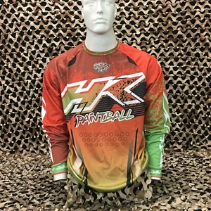 NEW HK Army Retro Paintball Jersey - Liquid Orange/Lime - Small - Picture 1 of 12
