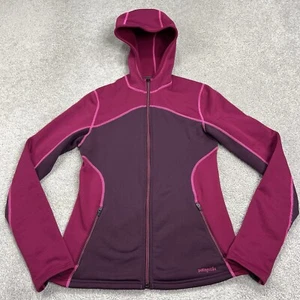 Patagonia Hoodie Women Small Capilene 4 Expedition Weight Full Zip Polartec Pink - Picture 1 of 16