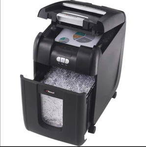 Rexel Stack & Shred 300X Auto + Office Paper Shredder 300 Sheet credit card - Picture 1 of 4