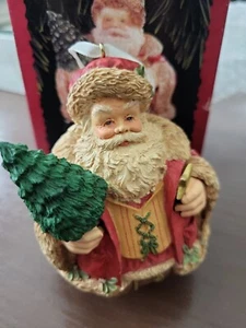 Santa Hallmark Evergreen Santa 1996 Hallmark Keepsake Edición Especial Ornamento - Imagen 1 de 8