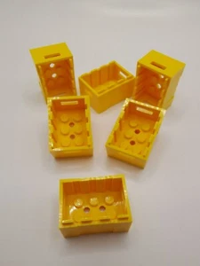 Lego® ➡️6 Stück Kisten 30150 Gelb  Container Pirat Schiff City Supermarkt Neu - Bild 1 von 3
