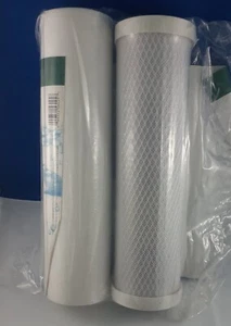 Watts Chlorine & Sediment Cartridge Filters for 10" Housings Reverse Osmosis - Picture 1 of 4