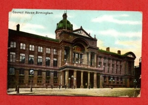 1905 Casa del Consejo Birmingham West Midlands Reino Unido (Cooper W) Postal escena callejera - Imagen 1 de 2
