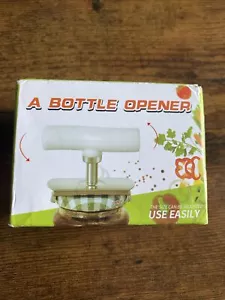 Adjustable Can Opener Jar Lid Bottle Remover Tool Stainless Steel Twist Off Grip - Picture 1 of 10