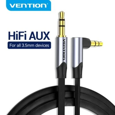 Headphone Aux Cable Audio Lead 3.5mm Jack to Jack Stereo PC Car Male 0.5m to 5m - Image 1 of 4