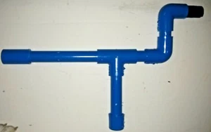 Blue Marshmallow PVC Shooter Marshmellow schießt Mini Malven und Schaumstoffpfeile  - Bild 1 von 2