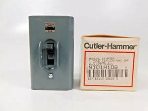 Interruptor de arranque manual Cutler Hammer 115/230 voltios 1 hp 1 ph 9101h108 ¡envío gratuito!¡! - Imagen 1 de 1