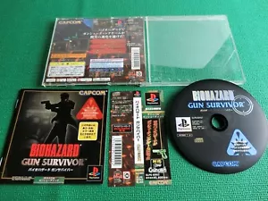 PS1 Biohazard Gun Survivor Obi Japan Import CAPCOM Sony Playstation 1 - Picture 1 of 9