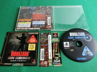 PS1 Biohazard Gun Survivor Obi Japan Import CAPCOM Sony Playstation 1 - Image 1 of 4