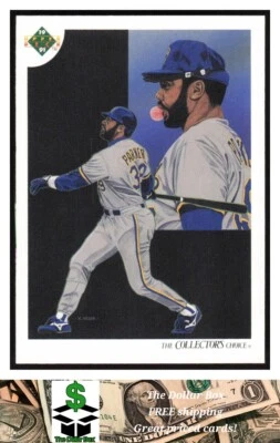1991 Upper Deck #48 Dave Parker - Milwaukee Brewers - Image 1 of 2