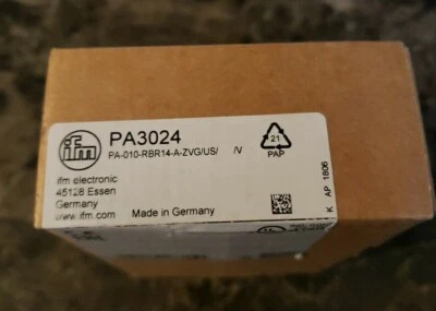 IFM PA3024 Pressure transmitter with ceramic measuring cell.  - Image 1 of 2