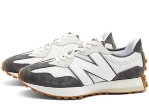 New Balance 327 Castlerock Gray Sea Salt White Gum Sole MS327PJ Fashion Sneakers