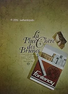 PUBLICITE FONTENOY CIGARETTES BRUNES TABAC REGIE FRANCAISE DE 1966 FRENCH AD PUB - Picture 1 of 1