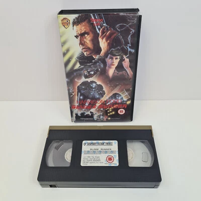 Blade Runner 1982 VHS Harrison Ford UK PAL Vintage Warner Bros - Image 1 of 4