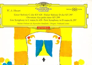 DGG RED STEREO TULIP - MOZART SYMPHONIES KV 425 & KV 279 - LEITNER - NM - Picture 1 of 2