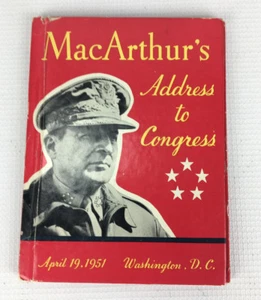 MacArthur's Address to Congress, April 19, 1951, Washington, DC 1951 Hardcover - Bild 1 von 3