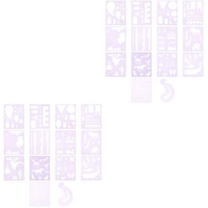 2 PCS Kursiv Zeichnungsvorlage Für Kinder Schablonen Hochzeiten - Bild 1 von 12