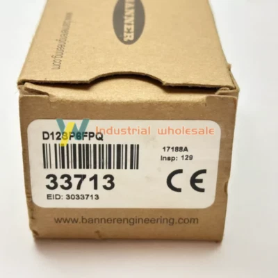 1PC Brand new Banner D12SP6FPQ Plastic Fiber Optic Sensor 33713 - Image 1 of 3